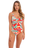 Bamboo Grove Underwire V-Neck Swimsuit with Adjustable Leg