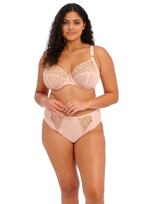 Namrah Underwire Bandless Plunge Bra - Pale Blush