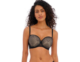 Tailored Underwire Moulded Strapless Bra In Black