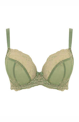 Ana Plunge Bra - Sage/Sand