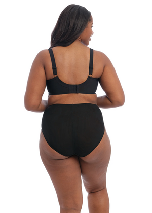 Brianna Underwire Plunge Bra in Black