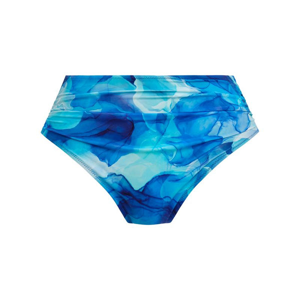 Saunton Sands High Waist Bikini Brief in Dazzling Blue – Liza