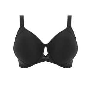 Charley Underwire Bandless Spacer Moulded Bra in Black