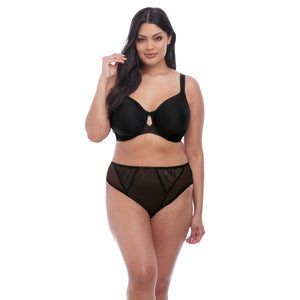 Charley Underwire Bandless Spacer Moulded Bra in Black