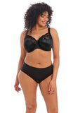Morgan Underwire Banded Bra with Stretch Lace - Black