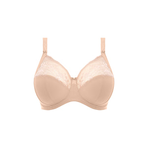 Morgan Underwire Banded Bra with Stretch Lace - Sahara