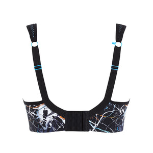 Wired Sports Bra - Ink Splat