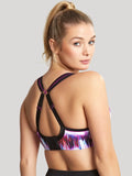 5021 Power Wired Sports Bra in Digital Stripe