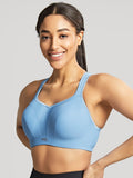Sports Bra With Underwire In Sky Blue (In Stock)