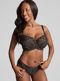Allure Brazilian Brief in Black/Latte