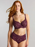 Allure Full Cup Bra in Plum
