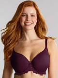 Allure Underwire Spacer T Shirt Bra in Plum
