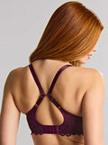 Allure Underwire Spacer T Shirt Bra in Plum