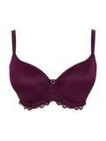 Allure Underwire Spacer T Shirt Bra in Plum