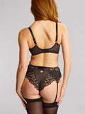 Allure Suspender in Black/Latte