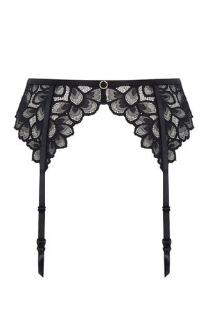Allure Suspender in Black/Latte