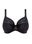 Nerina Underwire Plunge Bra in Black