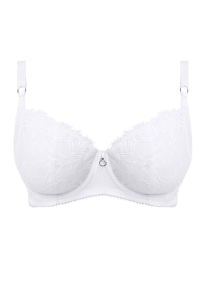 Fascinate Balconette Bra in White