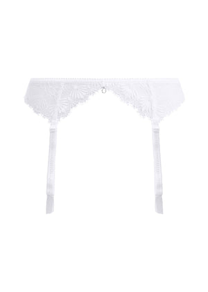 Fascinate Suspender in White