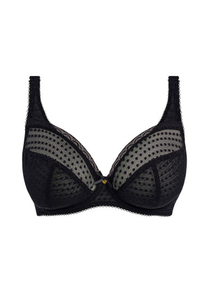 Freya Spot-light Plunge Bra in Black