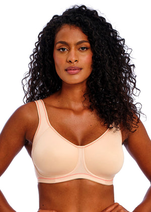 Sonic Moulded Sports Bra in Nude