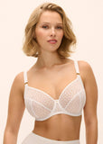 Starlight Side Support Balcony Bra in White