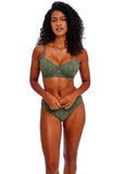 Nomad Nights Underwire Sweetheart Bikini Top - Sage