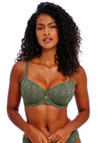 Nomad Nights Underwire Sweetheart Bikini Top - Sage