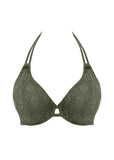 Nomad Nights Underwire Halter Bikini Top - Sage