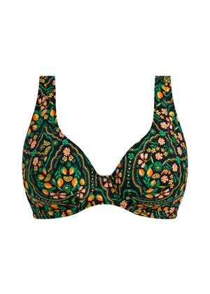 Sunset In Seville High Apex Bikini Top in Santa Ana
