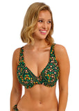 Sunset In Seville High Apex Bikini Top in Santa Ana