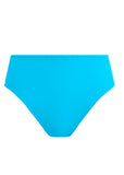 Jewel Cove High Waist Bikini Brief - Plain Turquoise