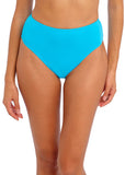 Jewel Cove High Waist Bikini Brief - Plain Turquoise