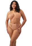 Zarla Stretch Banded Bra in Cafe Au Lait