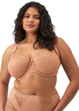 Zarla Stretch Banded Bra in Cafe Au Lait