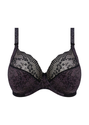 Lucie Stretch Plunge Bra in Black