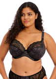 Lucie Stretch Plunge Bra in Black