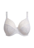 Lucie Stretch Plunge Bra in White