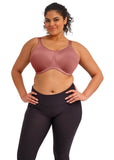 Energise Underwire Sports Bra With J-Hook in Rosewood