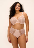 Matilda Underwire Plunge Bra in Pearl Blush