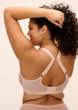 Matilda Underwire Plunge Bra in Pearl Blush