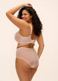 Matilda Underwire Plunge Bra in Pearl Blush