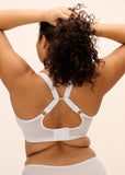 Matilda Underwire Plunge Bra in white