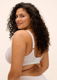 Matilda Underwire Plunge Bra in white