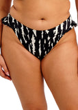 Echo Shell High Leg Bikini Brief in Black