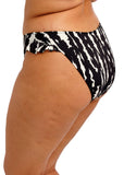 Echo Shell High Leg Bikini Brief in Black