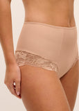 Reflect High Waist Brief in Natural Beige