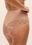 Reflect High Waist Brief in Natural Beige