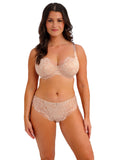 Emmaline Padded Plunge Bra in Natural Beige
