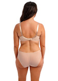 Emmaline Padded Plunge Bra in Natural Beige